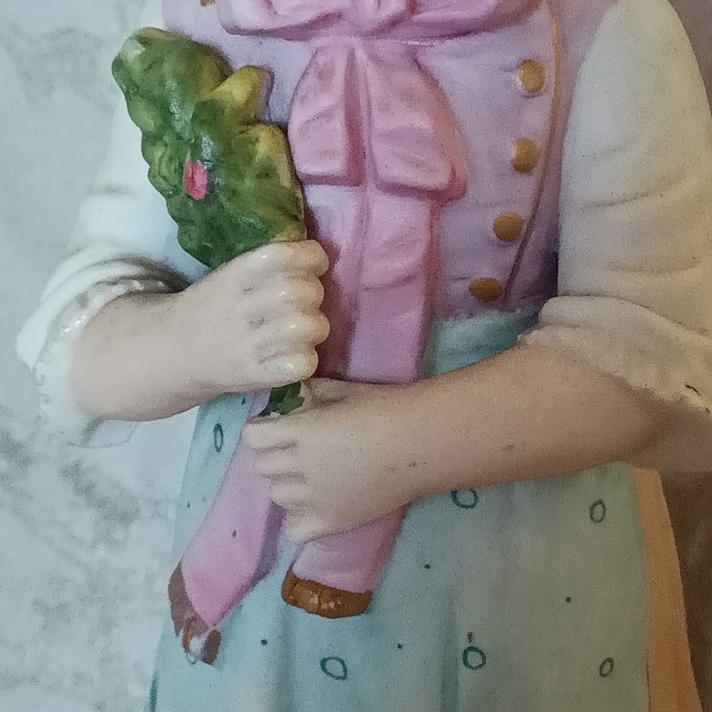 Antique German? Bisque Girl Figurine - Picture 15 of 16